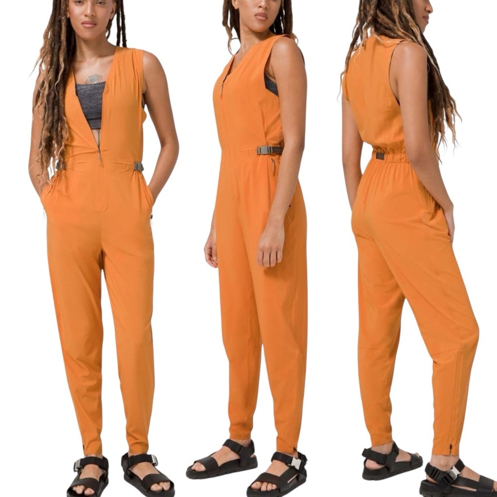 LULULEMON Lab‎ Sarala Jumpsuit in True Tangerine W1CGXS